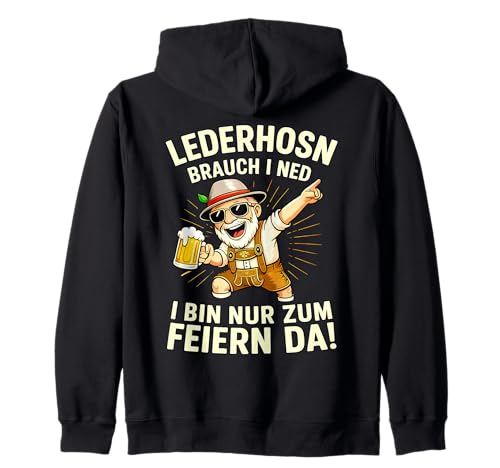 Trachtenshirt Herren Tracht Passend für Oktoberfest Herren Kapuzenjacke Trachtenshirt Herren Tracht Passend für Oktoberfest Herren Kapuzenjacke von Lederhosn brauch i ned – Oktoberfest Originals