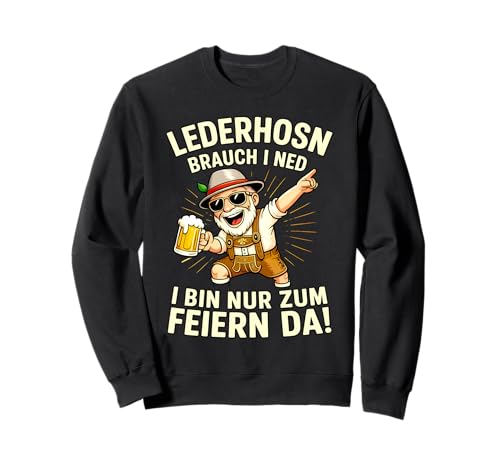 Trachtenshirt Herren Tracht Passend für Oktoberfest Herren Sweatshirt Trachtenshirt Herren Tracht Passend für Oktoberfest Herren Sweatshirt von Lederhosn brauch i ned – Oktoberfest Originals