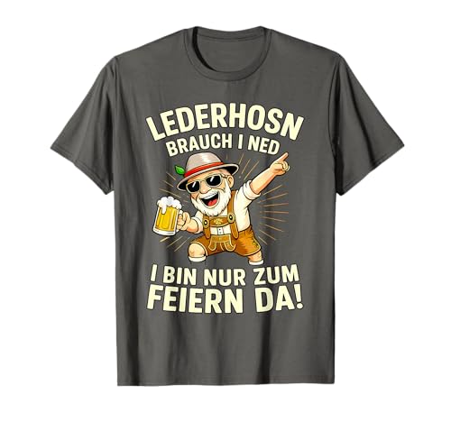 Trachtenshirt Herren Tracht Passend für Oktoberfest Herren T-Shirt Trachtenshirt Herren Tracht Passend für Oktoberfest Herren T-Shirt von Lederhosn brauch i ned – Oktoberfest Originals