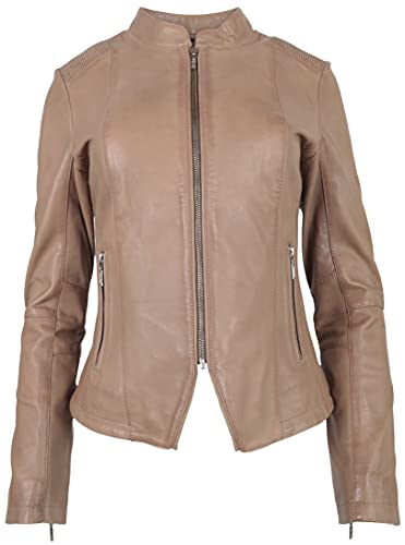 Lederjacke Damen Coli Biker Slim Fit aus Lammleder von Lederjacke