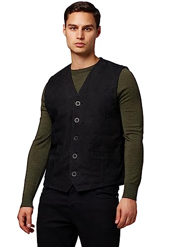 Lederjacke Emre -Herren Lederweste aus Premium Echtleder von Lederjacke