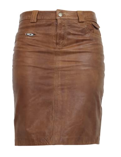 Rock Yasmin – Damen Bleistiftrock aus Lammleder von Lederjacke