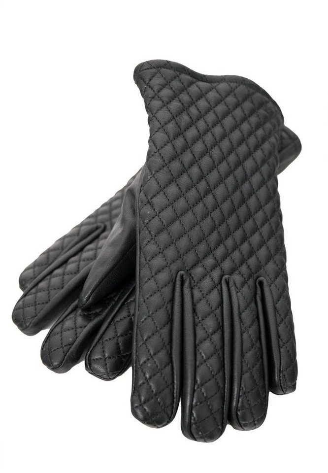 Lederjacken24 Lederhandschuhe VM1273 Lederjacken24 - Damen Lederhandschuhe Lammnappa schwarz von Lederjacken24