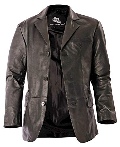 Bangla Herren Blazer Leder Jacke Lederjacke Sakko Schwarz M Bangla Herren Blazer Leder Jacke Lederjacke Sakko Schwarz M von Ledershop-online
