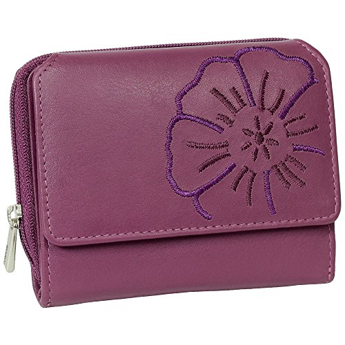 Branco Leder Geldbörse Portemonnaie Damenbörse Damen Geldbeutel Berry von Ledershop24