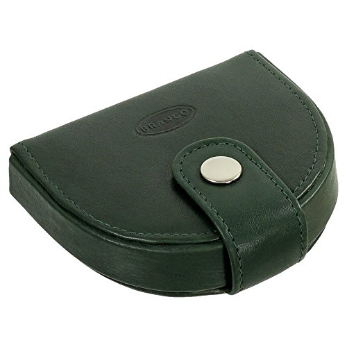 Branco Leder Herren Schütter Kleingeldbörse Münzbörse Schüttbörse Geldbörse Geldbeutel Portemonnaie weiches Rindsleder Farbe Grün von Ledershop24