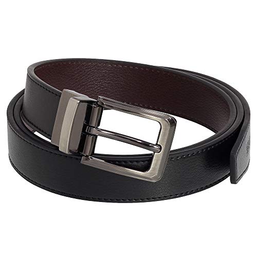 Ledergürtel Herren & Damen Gürtel - Leder-Gürtel Breite 30 mm Wendegürtel Schwarz Braun 120 cm Bundweite von Ledershop24