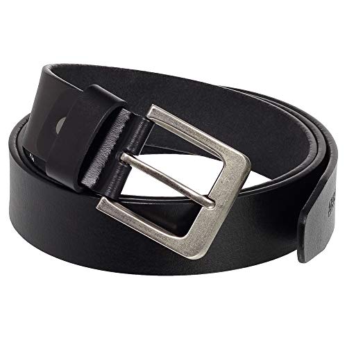 Ledershop24 Geschenkset - Ledergürtel Herren & Damen Gürtel Echt-Leder - klassischer Leder-Gürtel Breite 40 mm Farbe Schwarz 120 cm Bundweite = 130 cm Gesamtlänge von Ledershop24