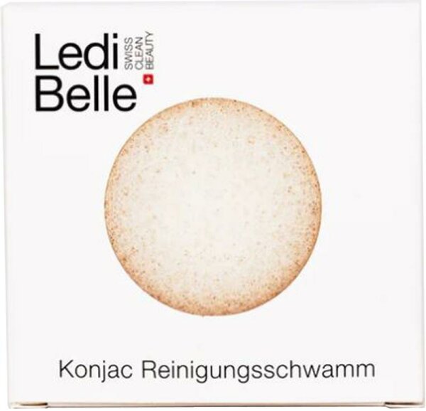 Ledibelle Konjac Reinigungsschwamm 1 Stk. Ledibelle Konjac Reinigungsschwamm 1 Stk. von LediBelle