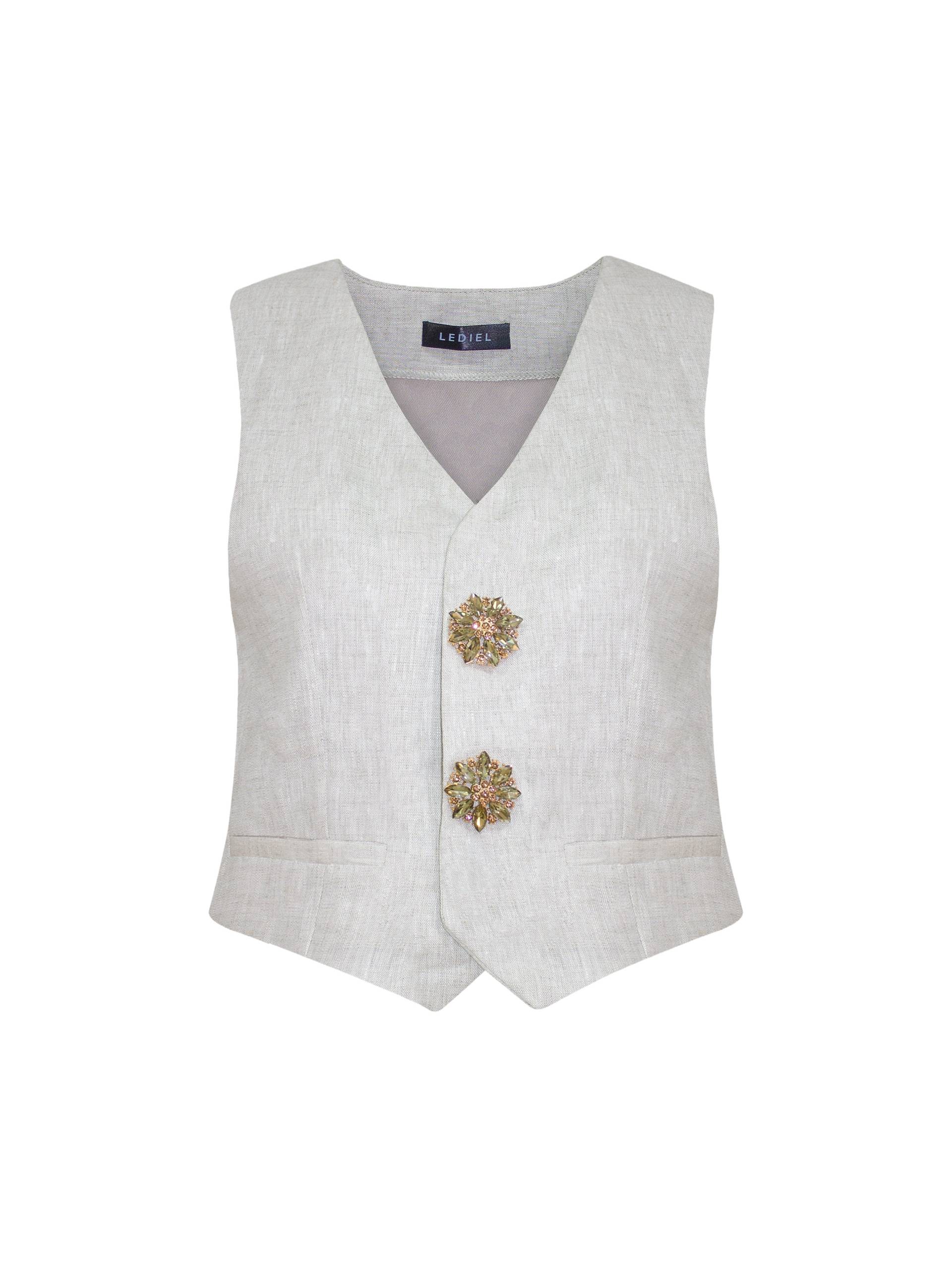 Canaria Vest - Beige - M - Lediel - Sleeveless tops Canaria Vest - Beige - M - Lediel - Sleeveless tops von Lediel