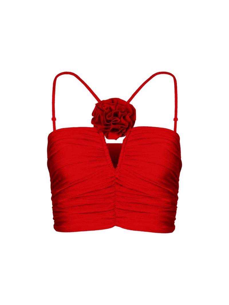 Lediel | Vari Top Red | Women's Red Crop tops von Lediel