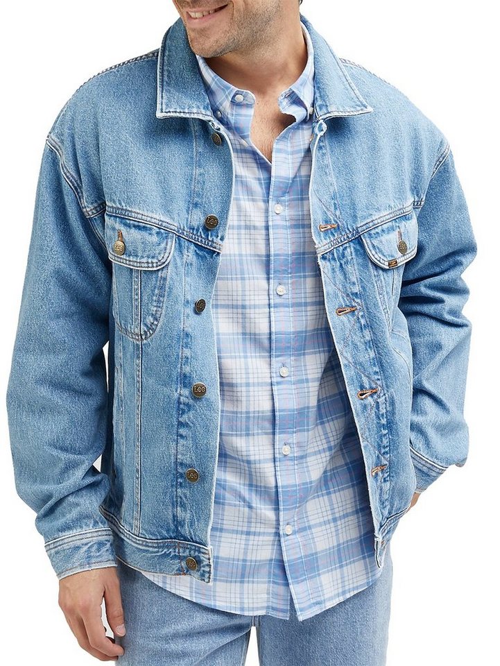 Lee® Jeansjacke Denim Jacke - Relaxed Fit Rider Stone Free von Lee®