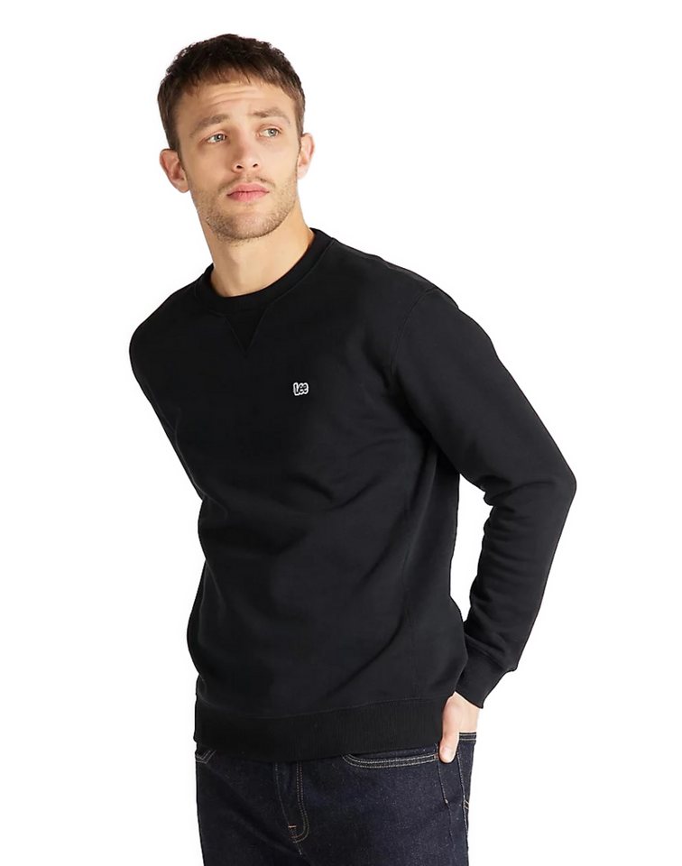 Lee® Sweatshirt PLAIN CREW Sweatshirt mit 100% Baumwolle von Lee®
