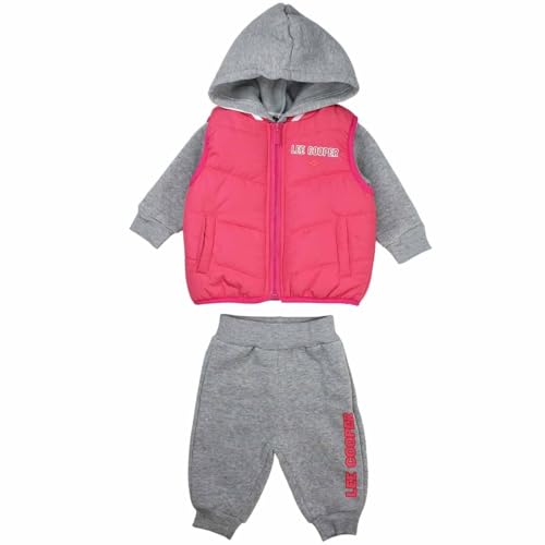 Lee Cooper Baby Girls Mädchen-Set Pullover Sweater, Grau, 18 Monate von Lee Cooper