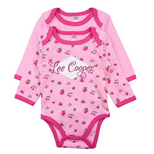 Lee Cooper Baby-Mädchen LC11877 S2 BODYSET, Rose, 9 von Lee Cooper