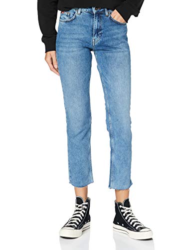 Lee Cooper Damen Holly Cropped Straight Fit Jeans, Hellblau, W29 von Lee Cooper
