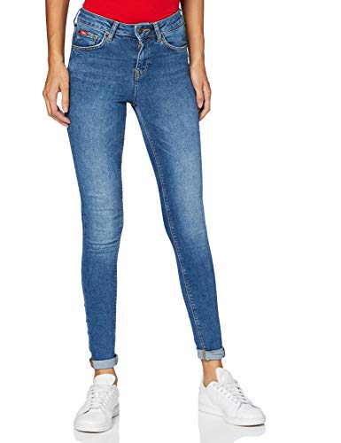 Lee Cooper Damen Pearl Skinny Fit Jeans, Blau, 25W / 32L von Lee Cooper