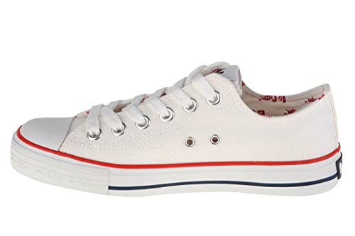 Lee Cooper Damen Plimsolls, White, 41 EU von Lee Cooper