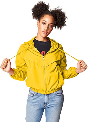 Lee Cooper Damen Windbreaker, Gelb, S von Lee Cooper