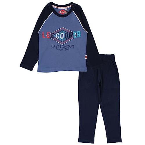 Lee Cooper GLC1016 PYJ S1 Pyjamaset, Marine, von Lee Cooper