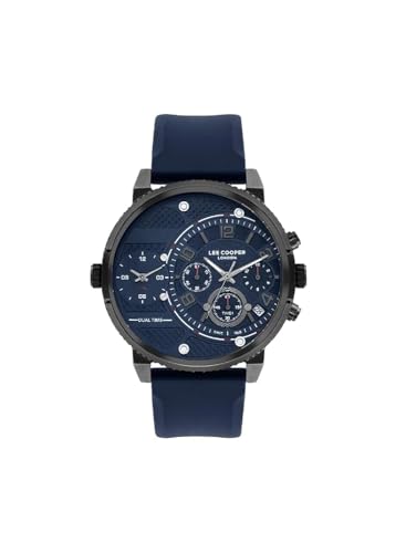 Lee Cooper Herren Analog Quarz Uhr mit Silikon Armband LC07650.099 von Lee Cooper