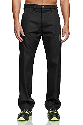 Lee Cooper Herren Cargo Trouser Hose - Black/Grey - 32W/31L (Regular) von Lee Cooper