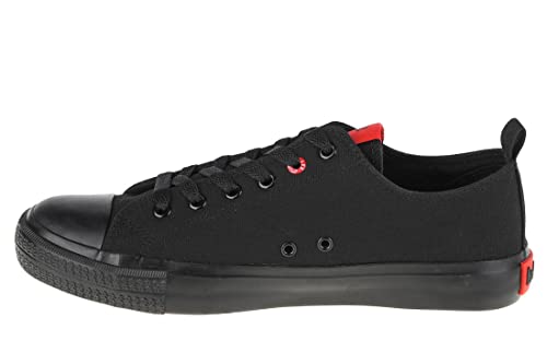 Lee Cooper Herren Plimsolls, Black, 44 EU von Lee Cooper