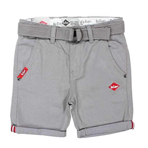 Lee Cooper Jungen GLC3421 BE S5 Bermudashorts, grau, 128 von Lee Cooper