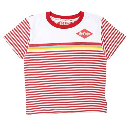 Lee Cooper Jungen Glc0114 TMC S3 T-Shirt, rot, 10 Jahre von Lee Cooper