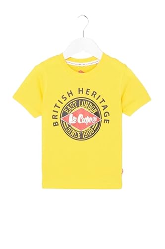 Lee Cooper Jungen Glc0124 TMC, Gelb T-Shirt, 6 Jahre von Lee Cooper