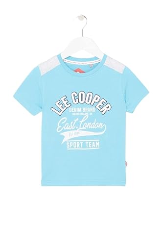 Lee Cooper Jungen Glc0125 TMC Blau T-Shirt, 6 Jahre von Lee Cooper