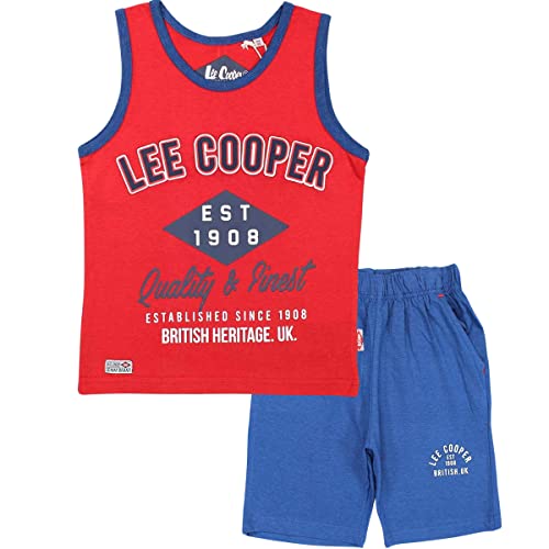 Lee Cooper Jungen Glc1133 S S1 T-Shirt, Rot, 10 Jahre von Lee Cooper