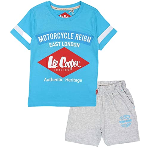 Lee Cooper Jungen Glc1134 S S1 T-Shirt, Blau, 6 Jahre von Lee Cooper