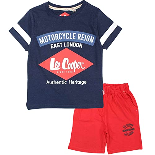 Lee Cooper Jungen Glc1134 S S3 T-Shirt, Marine, 6 Jahre von Lee Cooper