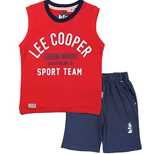 Lee Cooper Jungen Glc1140 S S3 T-Shirt, Rot, 12 Jahre von Lee Cooper