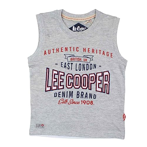 Lee Cooper Jungen Glc1142 Von S1 T-Shirt, Grau, 4 Jahre von Lee Cooper