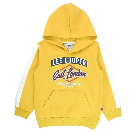 Lee Cooper Jungen Glc3447 Sw S1 Kapuzenpullover, Gelb, 6 Jahre von Lee Cooper