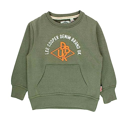 Lee Cooper Jungen Glc5531 Sw S3 Pullover, Kaki, 8 Jahre von Lee Cooper