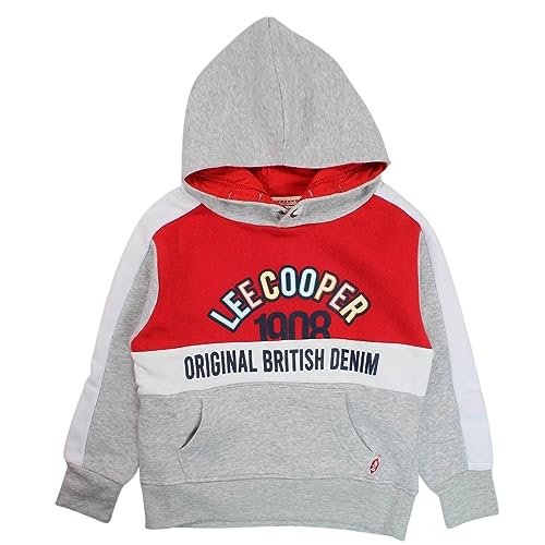 Lee Cooper Jungen Glc98 Sw S3 Kapuzenpullover, Rot, 4 Jahre Lee Cooper Jungen Glc98 Sw S3 Kapuzenpullover, Rot, 4 Jahre von Lee Cooper