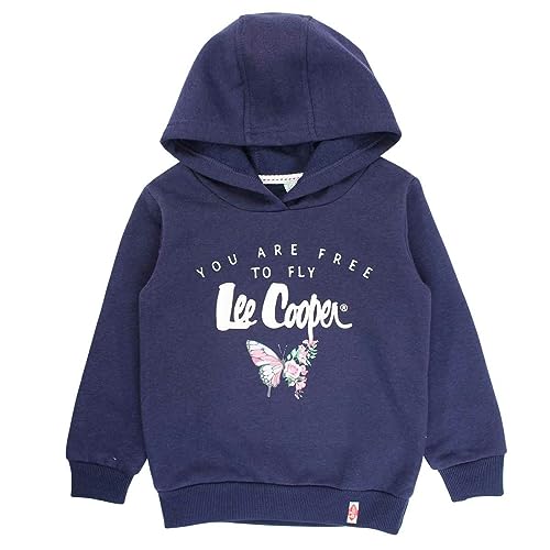 Lee Cooper Jungen Lc11967 Sw S1 Kapuzenpullover, Marine, 8 Jahre von Lee Cooper