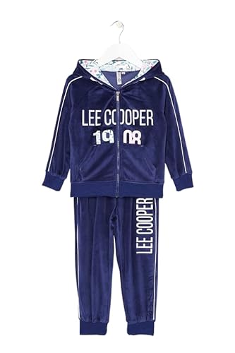 Lee Cooper Mädchen Lc11664 Jog S1 Jogging-Set, Marine, 10 Jahre von Lee Cooper