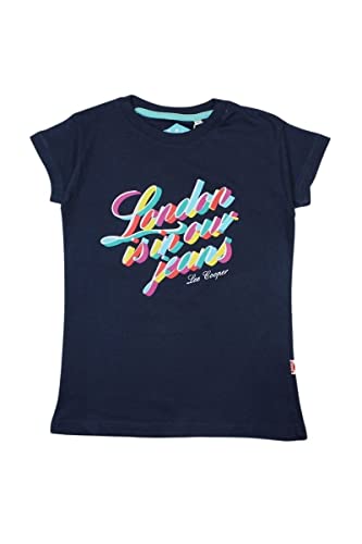 Lee Cooper Mädchen Lc18648 TMC S2 T-Shirt, Marine, 10 Jahre von Lee Cooper