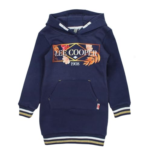 Lee Cooper Mädchen Vestido niña Lässiges Kleid, Marine, von Lee Cooper