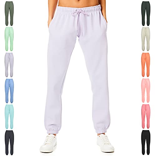 Light and Shade Damen Soft Touch Loungewear Jogginghose Jogger Jogginghose, Lavendel, L von Light & Shade