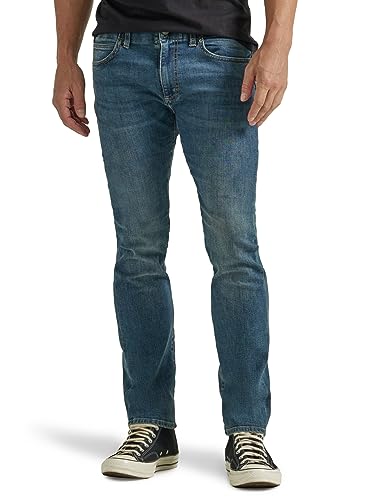 Lee Herren Extreme Motion Slim Straight Jeans, Cortez, 34W / 32L von Lee