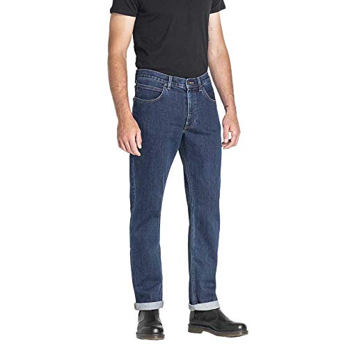 Lee Brooklyn Straight Herren Jeans, Dark Stone, 33W / 30L von Lee