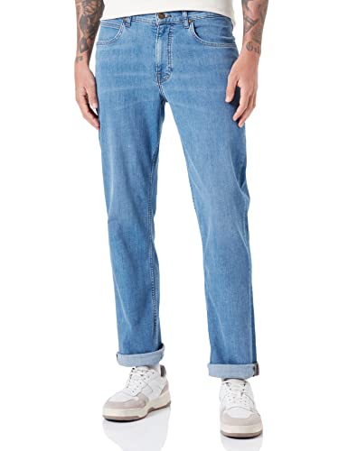 Lee Brooklyn Straight Herren Jeans, Manhattan Mid, 33W / 34L von Lee