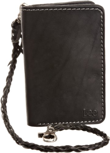 Lee Chain Wallet LH135001, Herren Portemonnaies, Schwarz (Black 01), 10x14x2 cm (B x H x T) von Lee