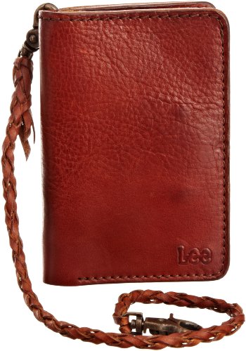 Lee Chain Wallet LH135080, Herren Portemonnaies, Braun (Dark Cognac 80), 10x14x2 cm (B x H x T) von Lee