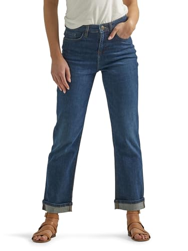 Lee Damen Boyfriend mittlerer Taille Jeans, Innere Stärke, 48 von Lee